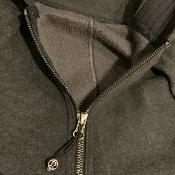 EUC Lululemon Happy Yin Year Hoodie Heathered Black / Soot Light / Black -size 4 - Picture 7 of 16